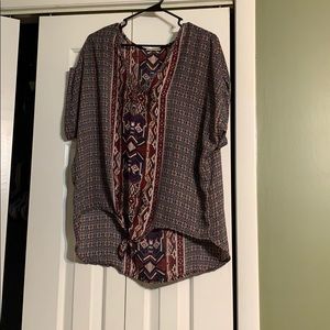 Aztec blouse